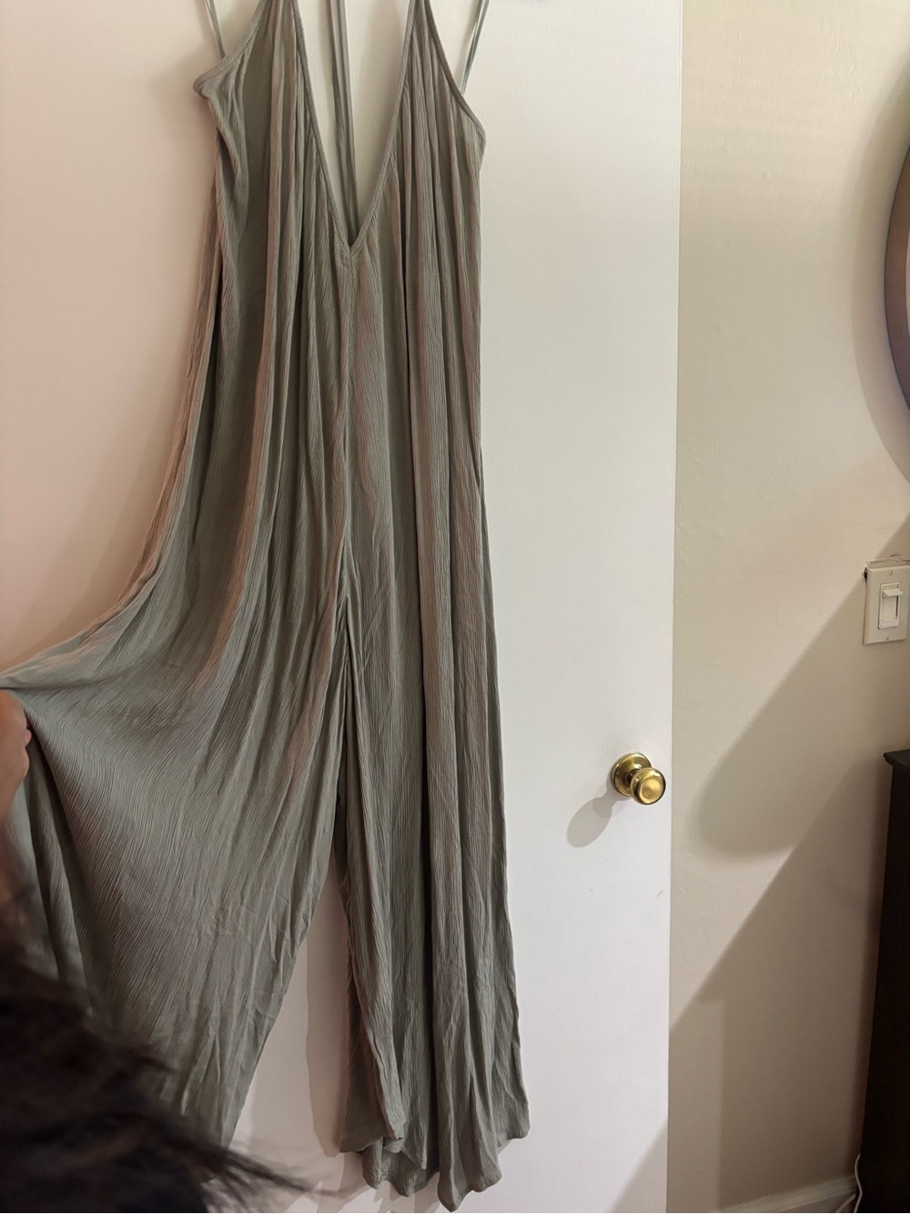 Out From Under Seas The Day Backless Halter Gauze Jumpsuit - Picture 3 of 6